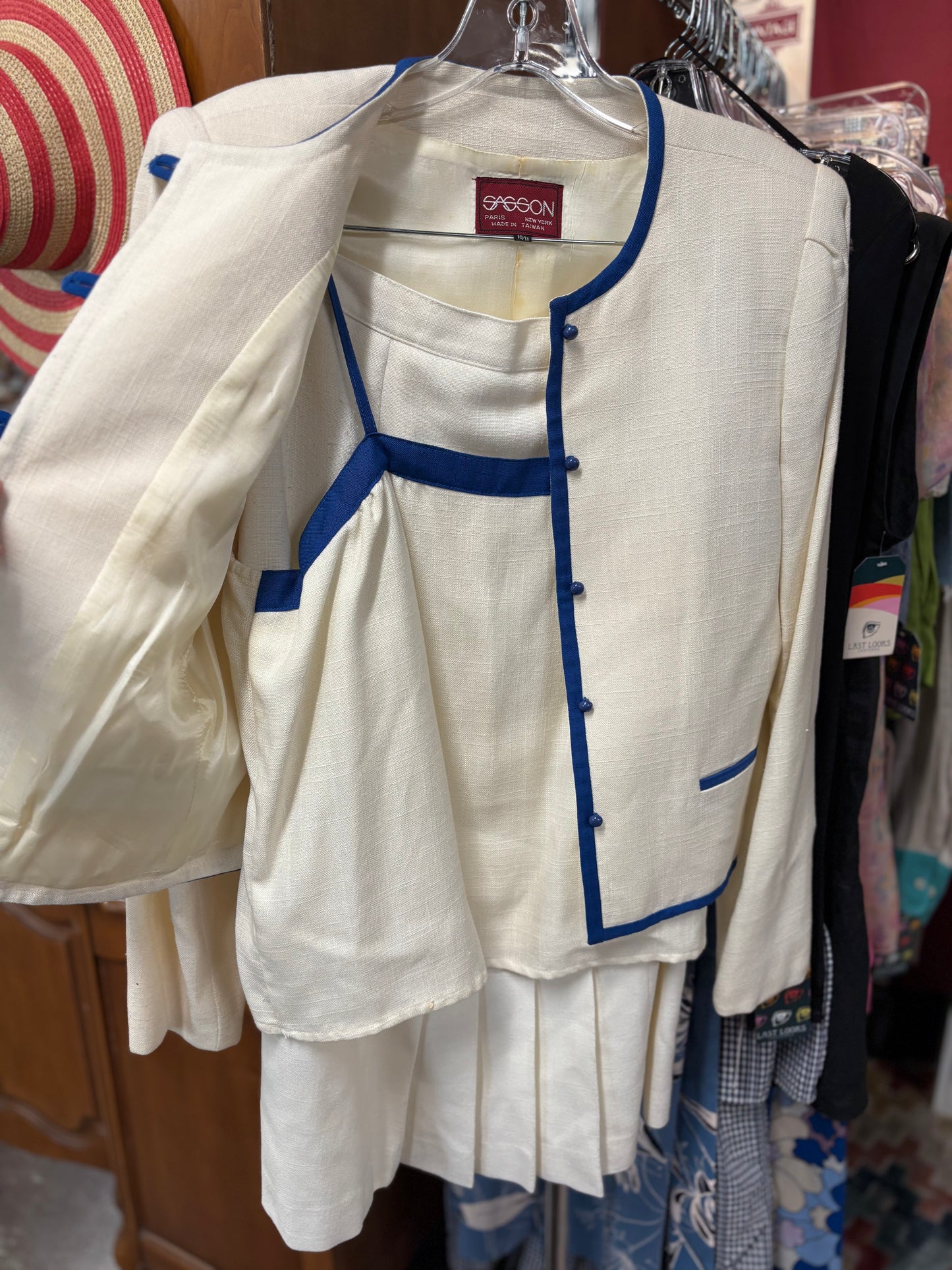 Vintage Sasson White & Blue Set