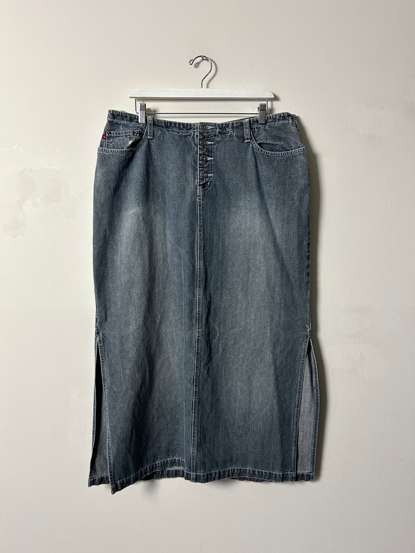 Vintage Zana Di Black Denim Skirt