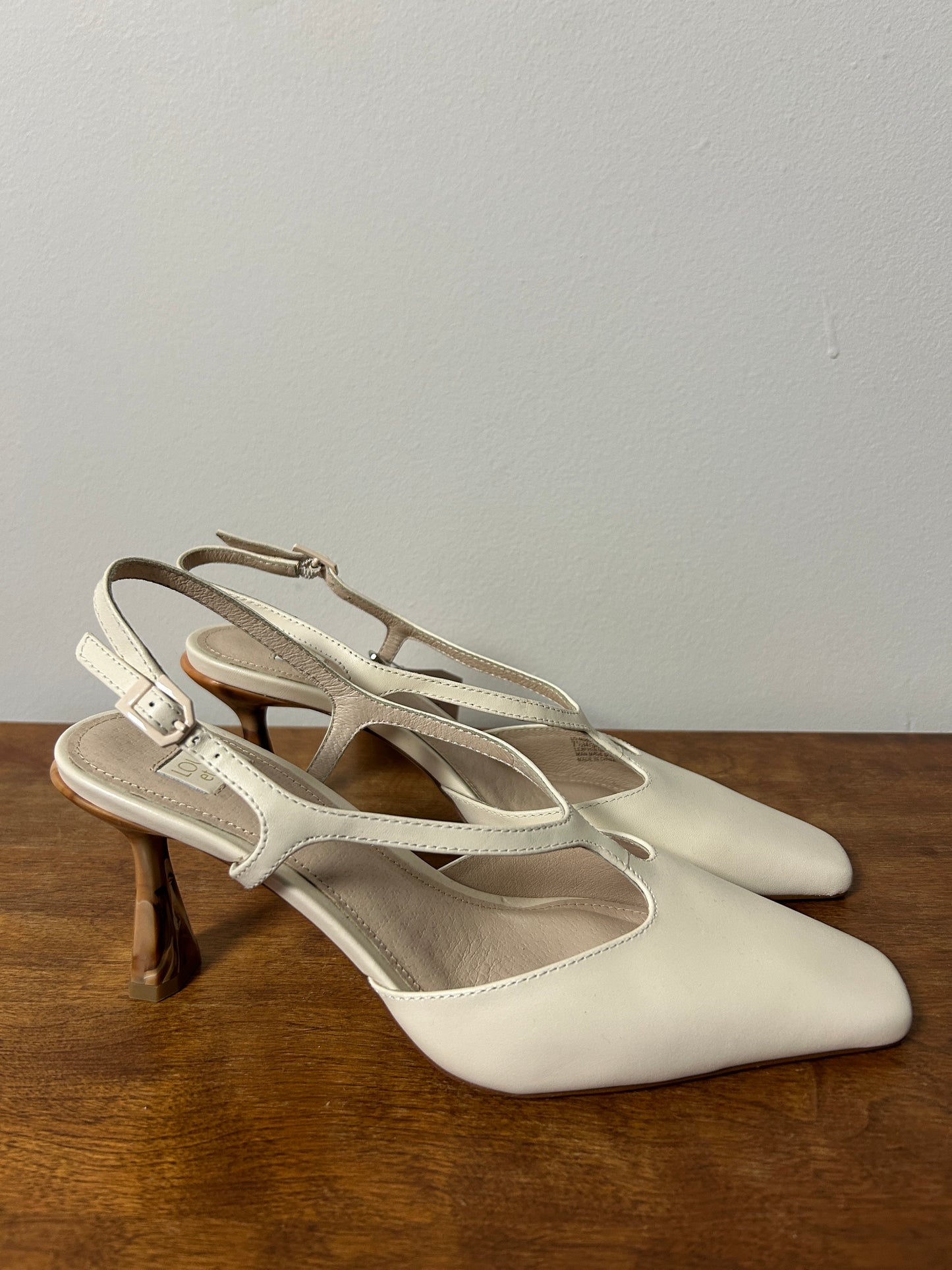 Louise Et Cie Ivory Slingback Heel - 7.5
