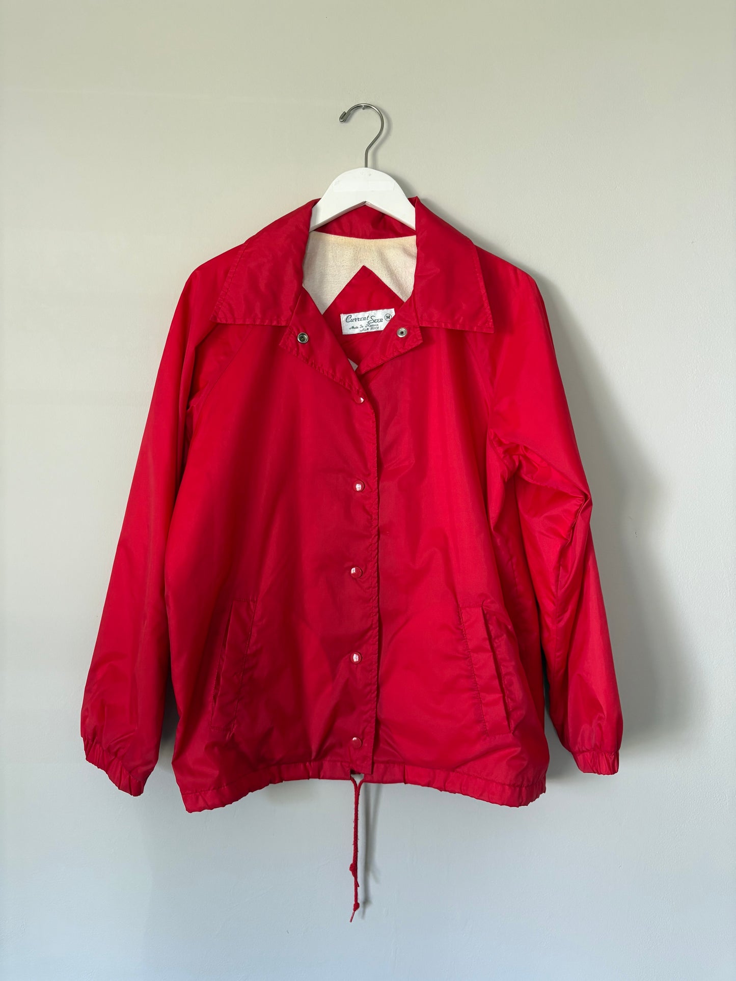 Vintage Current Seen Red Windbreaker - M