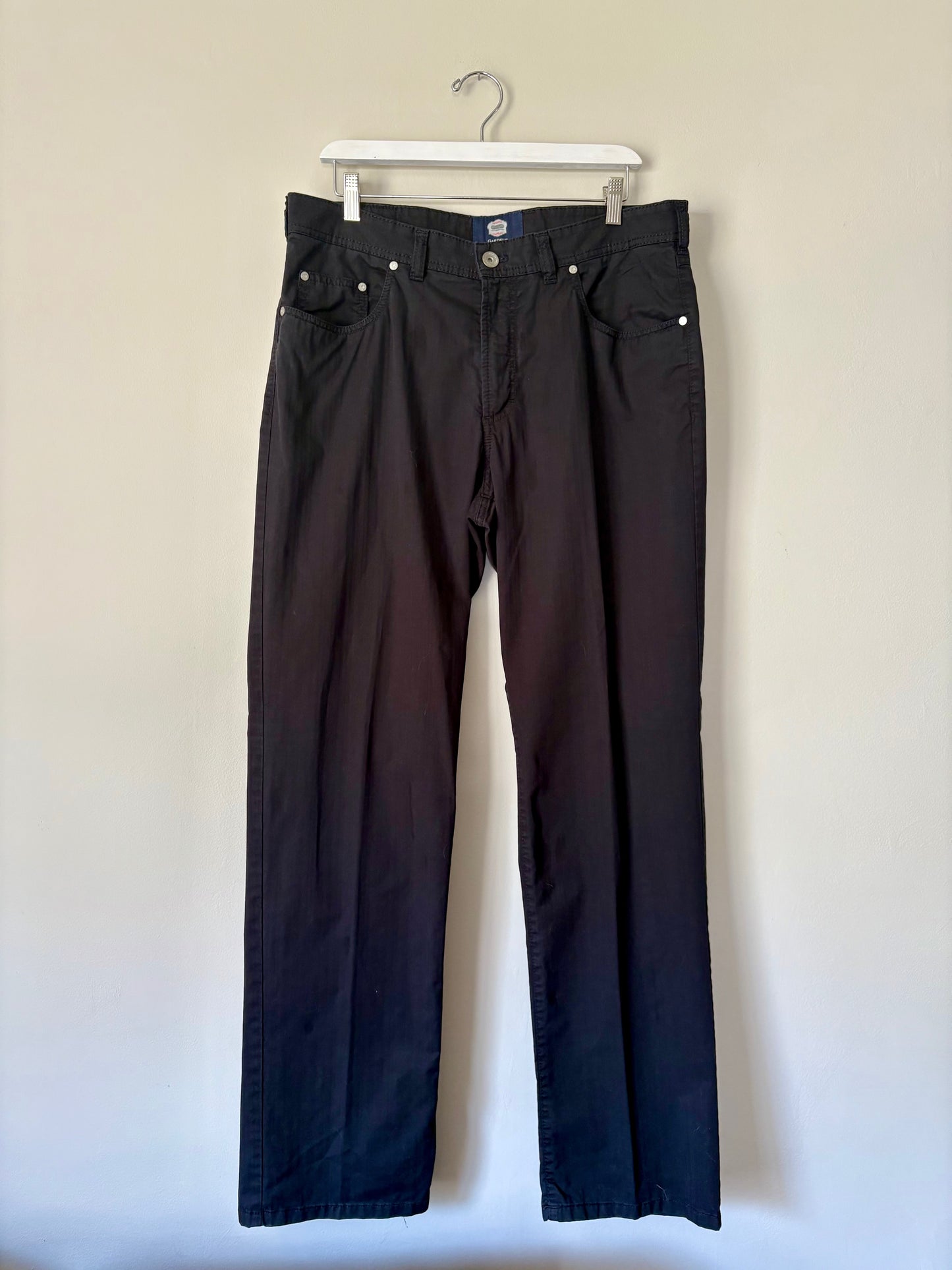 Gardeur Straight Leg Black Pants - 36x32