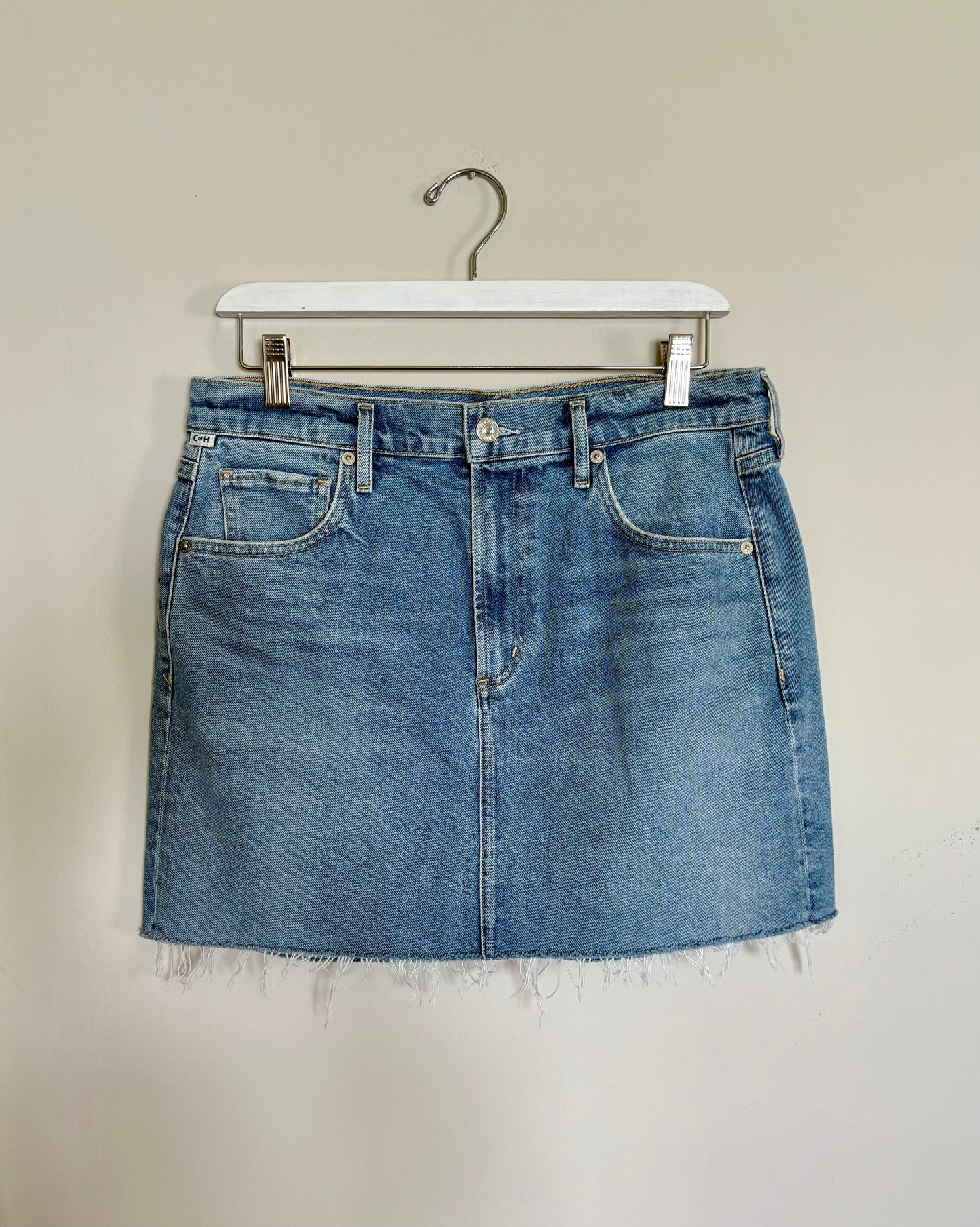 Citizens of Humanity 'Beatnik' Denim Mini Skirt - 28