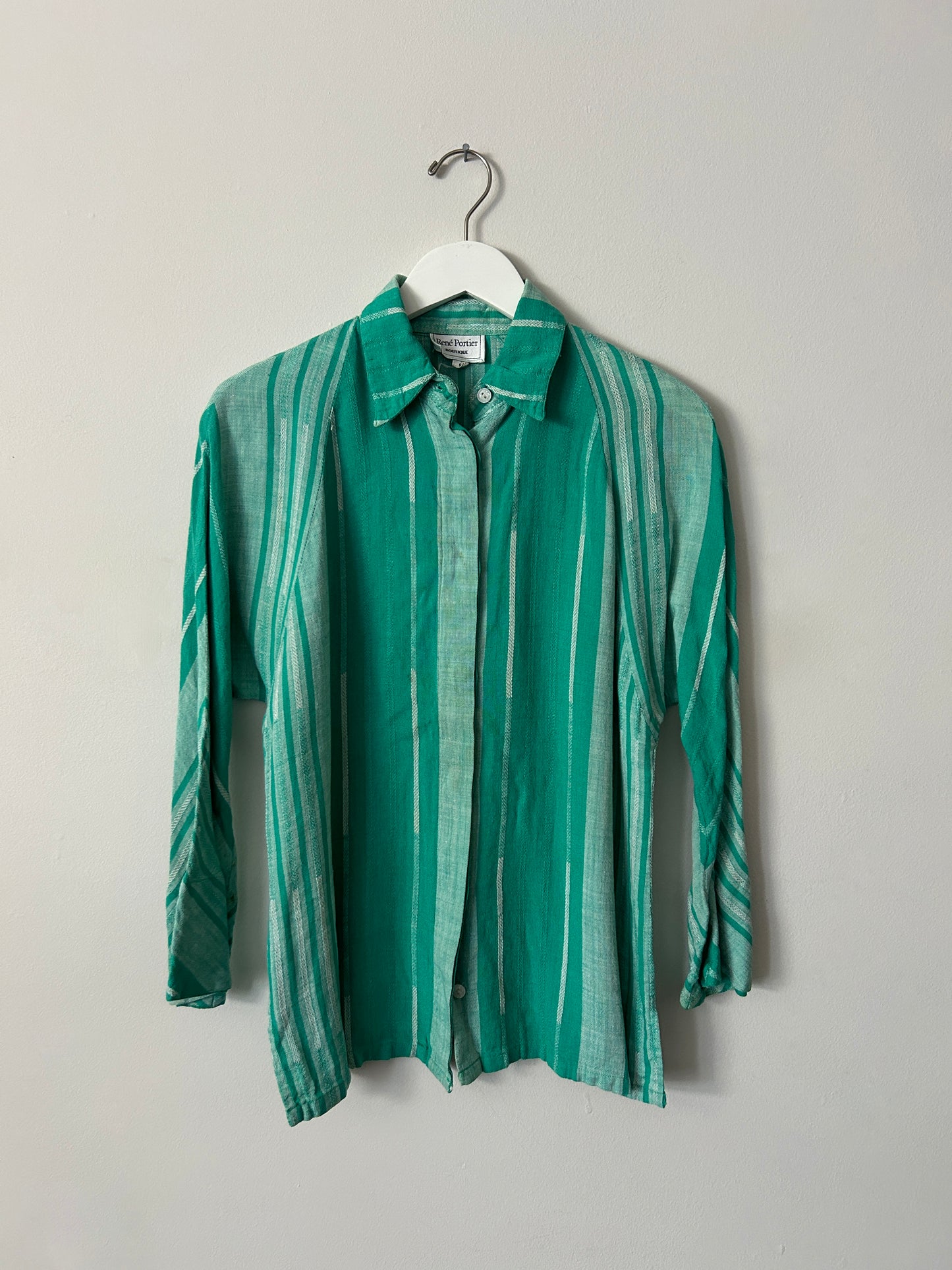 Rene Portier Vintage Button Up Top - Medium