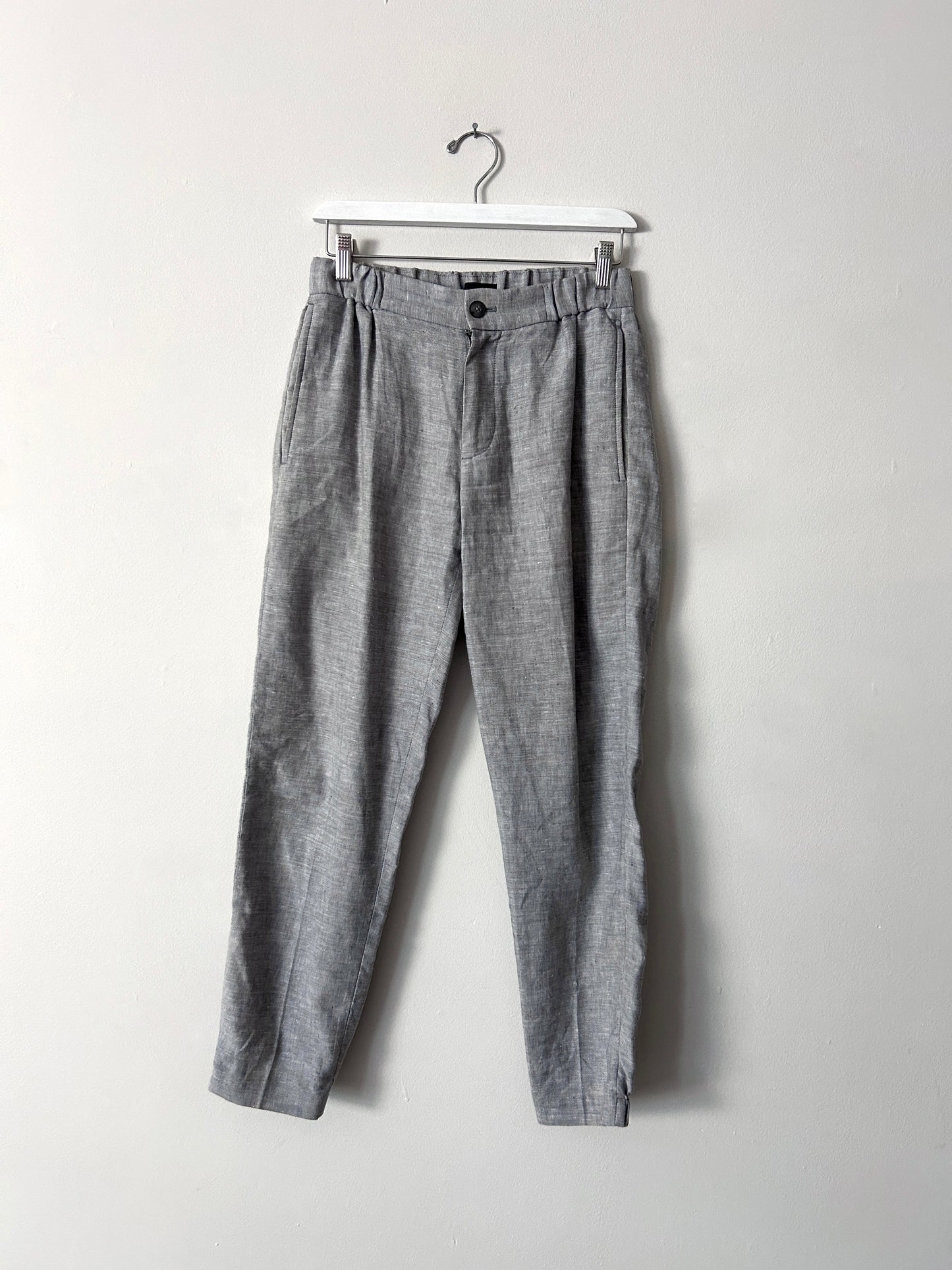 Club Monaco Grey Linen Pants - Small