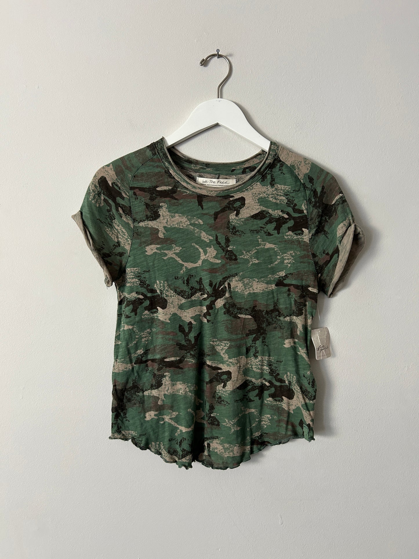 Free People Camo Tee - Medium