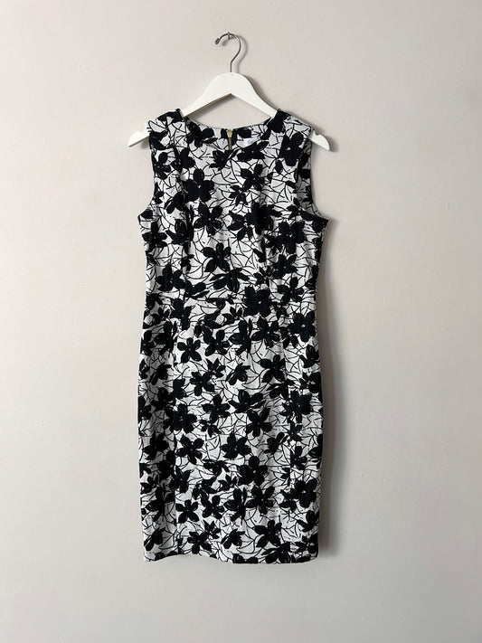 Calvin Klein Floral Sleeveless Sheath Dress - 10