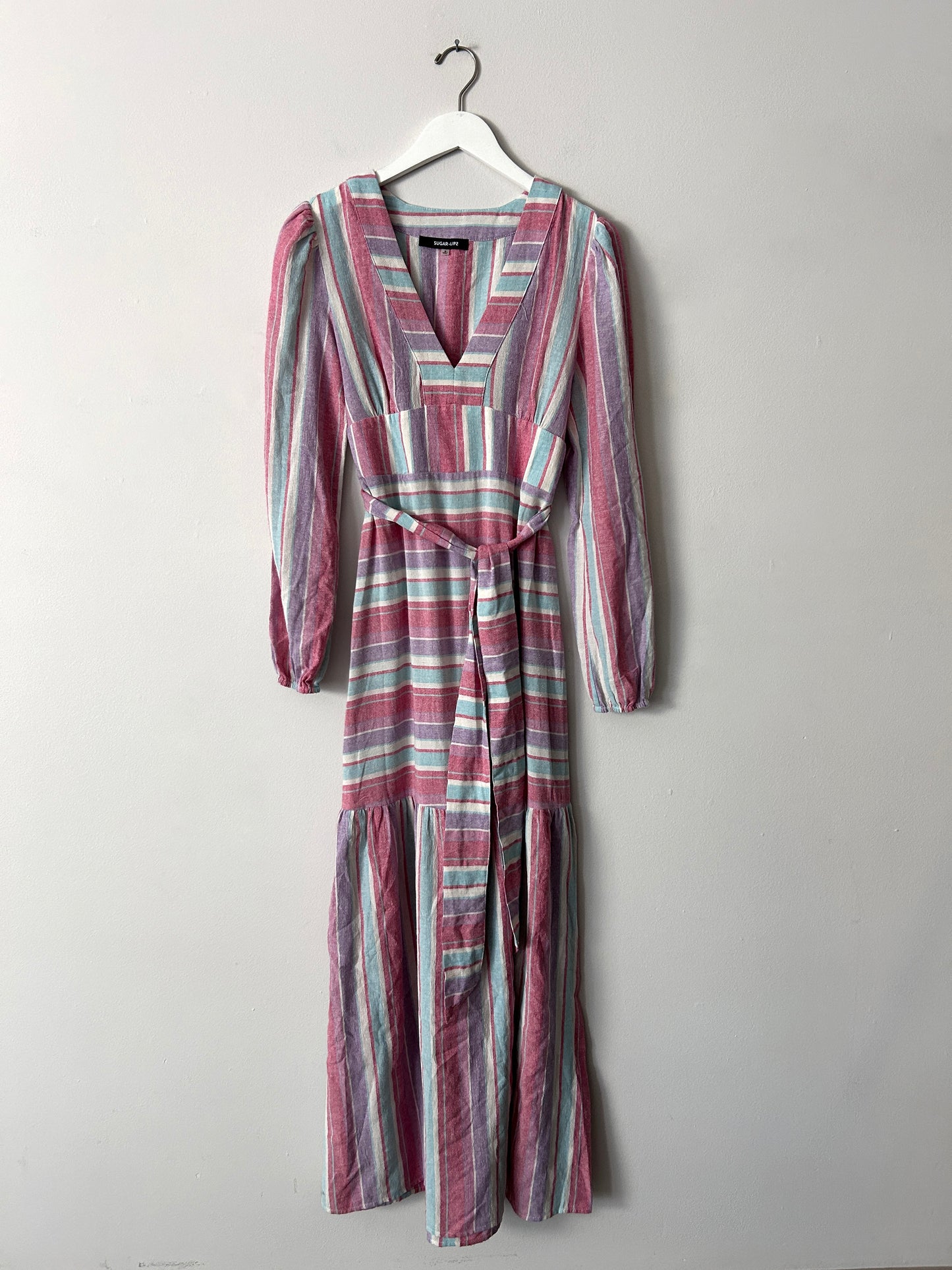 Sugar+Lips Long Sleeve Stripe Maxi - Medium