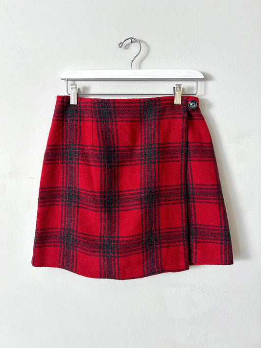 Vintage New York & Co. Plaid Mini Skirt - 4