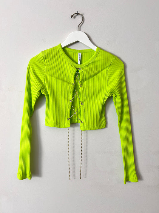 Neon Green
Cropped Sweater
- XS/S