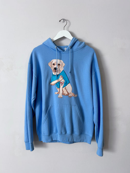 Blue Dog
Hoodie - Large