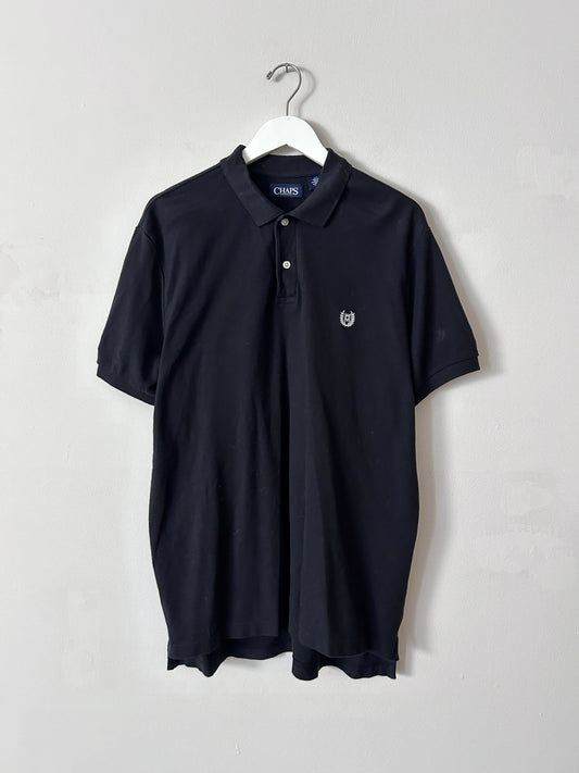 Chaps Black Polo - Large