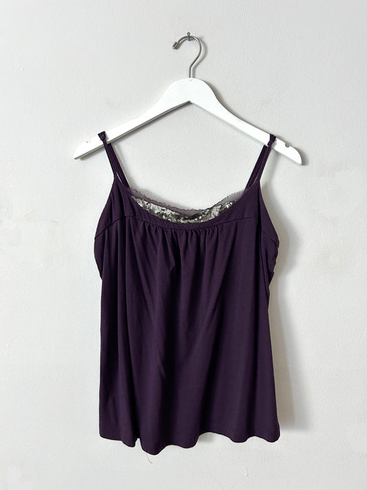 Loft Purple Camisole - Large