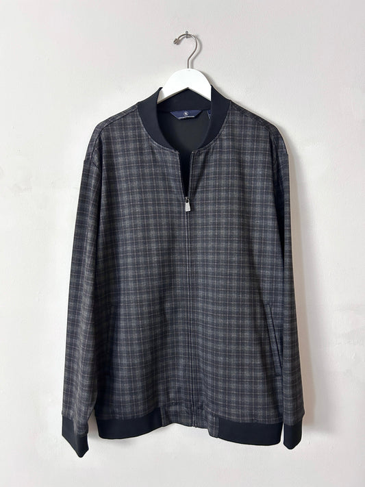 Hart Schaffner Marx Plaid Bomber - XL