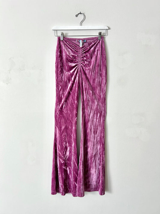 Urban Outfitters Pink Velvet Pants - XS