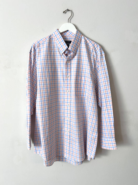 Club Room Plaid Button Down Shirt - 17, 32-33