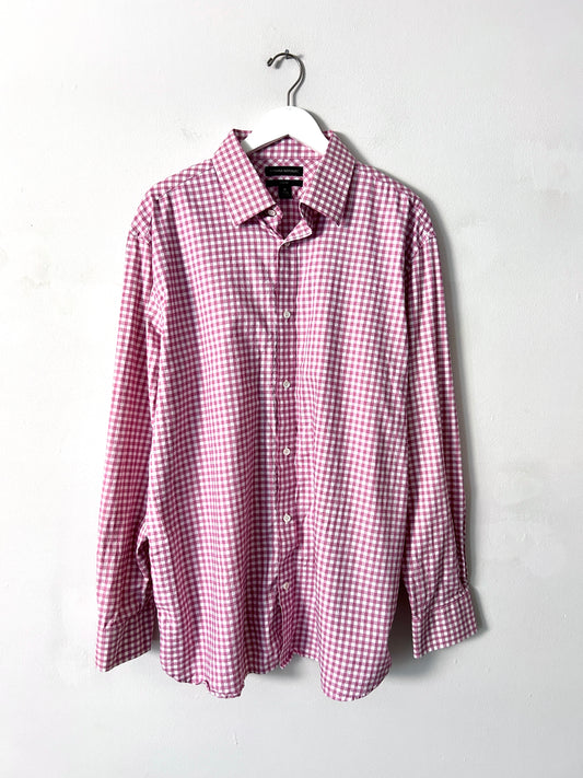 Banana Republic Red Gingham Shirt - XL