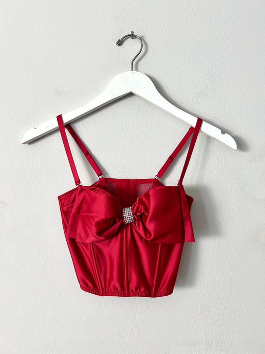 Victoria's Secret Red Lingerie Top - XS