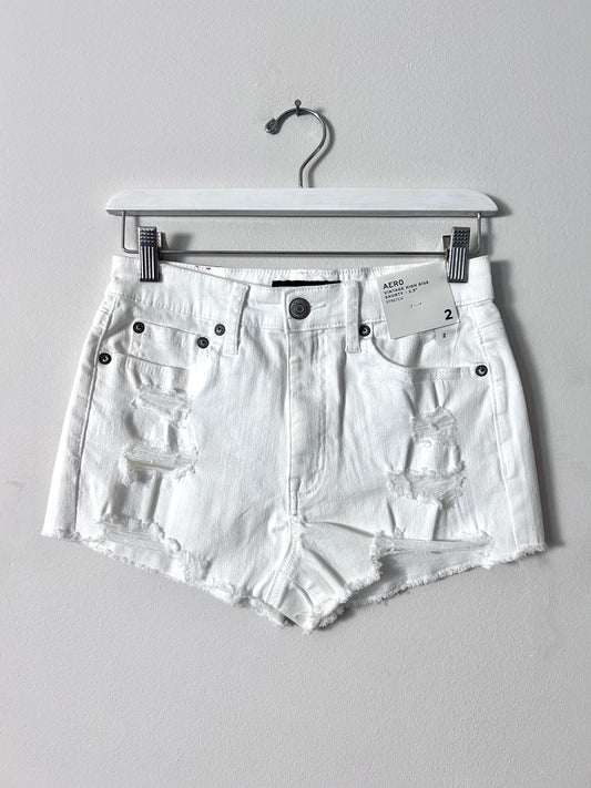 Aeropostale White Denim Shorts - 2