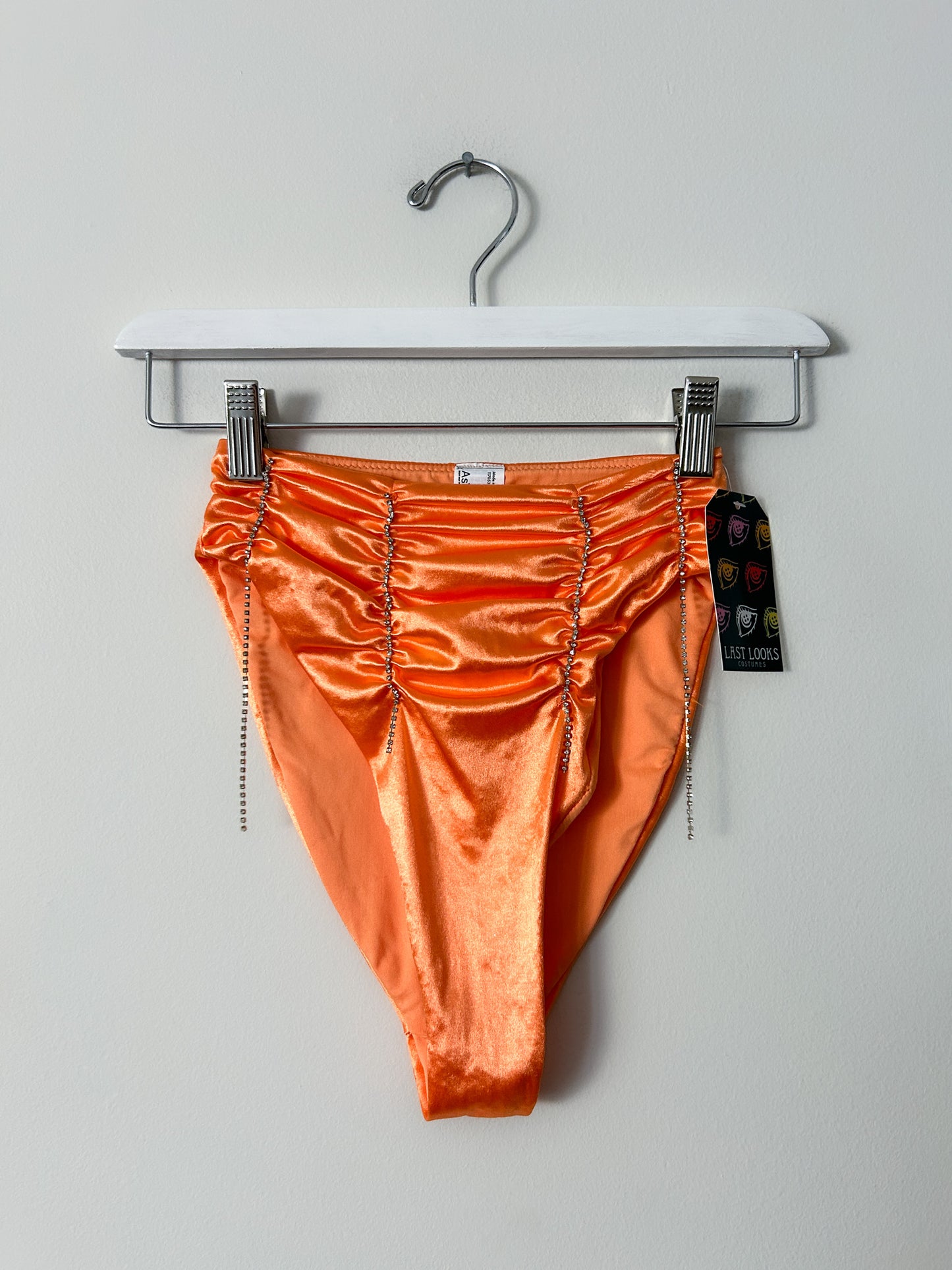 Asos Orange Rhinestone Swimsuit Bottoms - 2