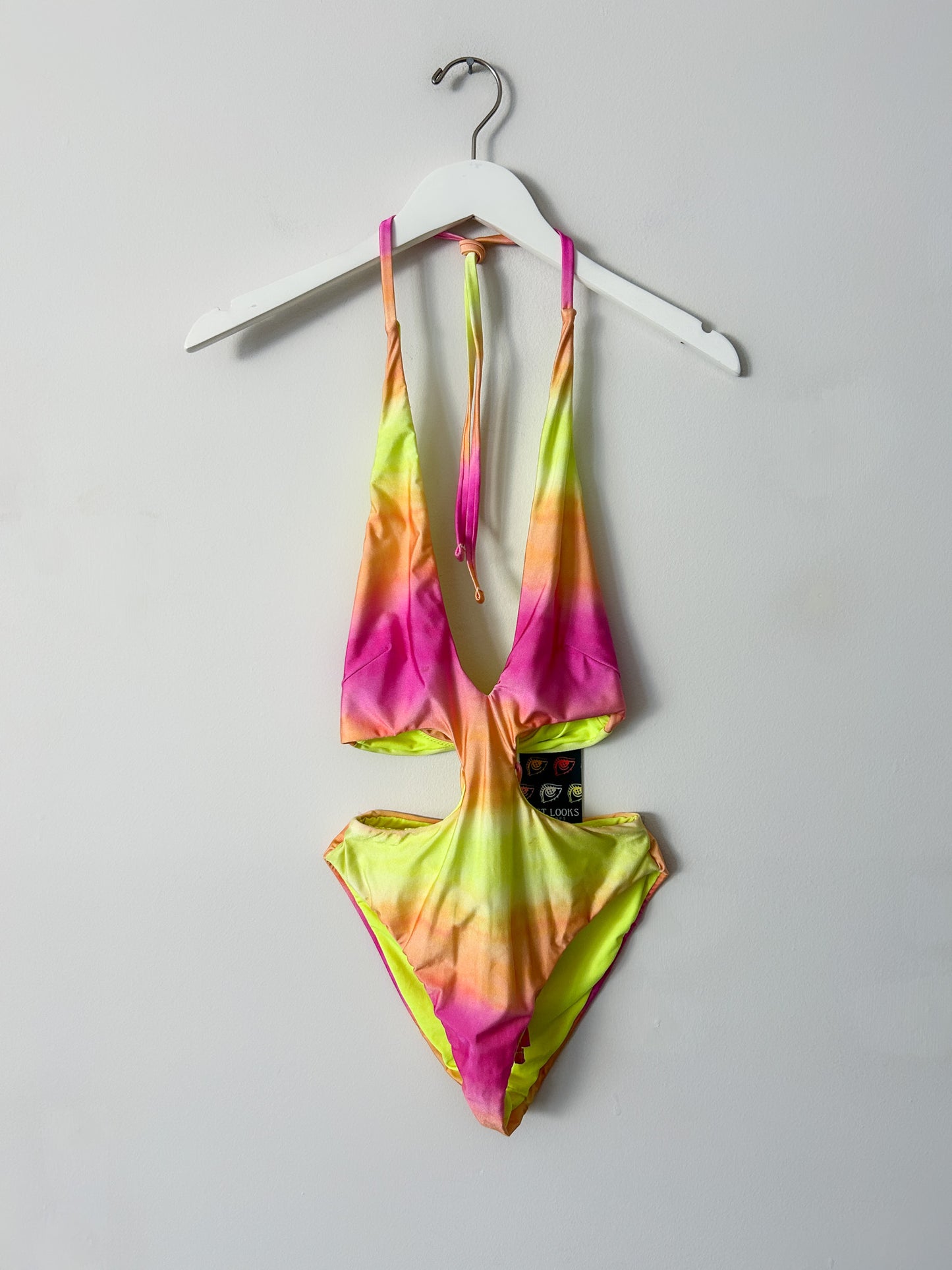 Asos Tie Dye One Piece Swim Suit - 0