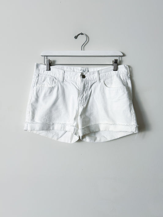 Old Navy White Denim Shorts - 6