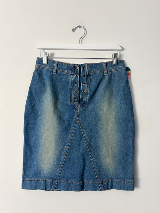 Vintage John Baner Denim Skirt - 10