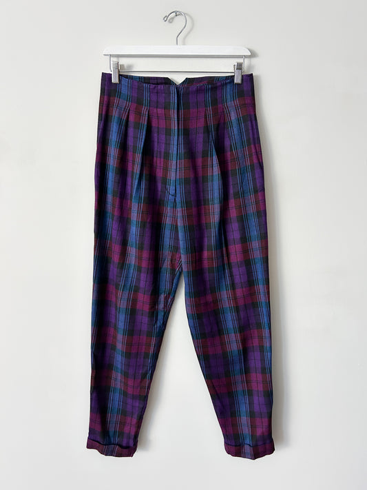 Vintage Ivy Plaid Pants - 9/10