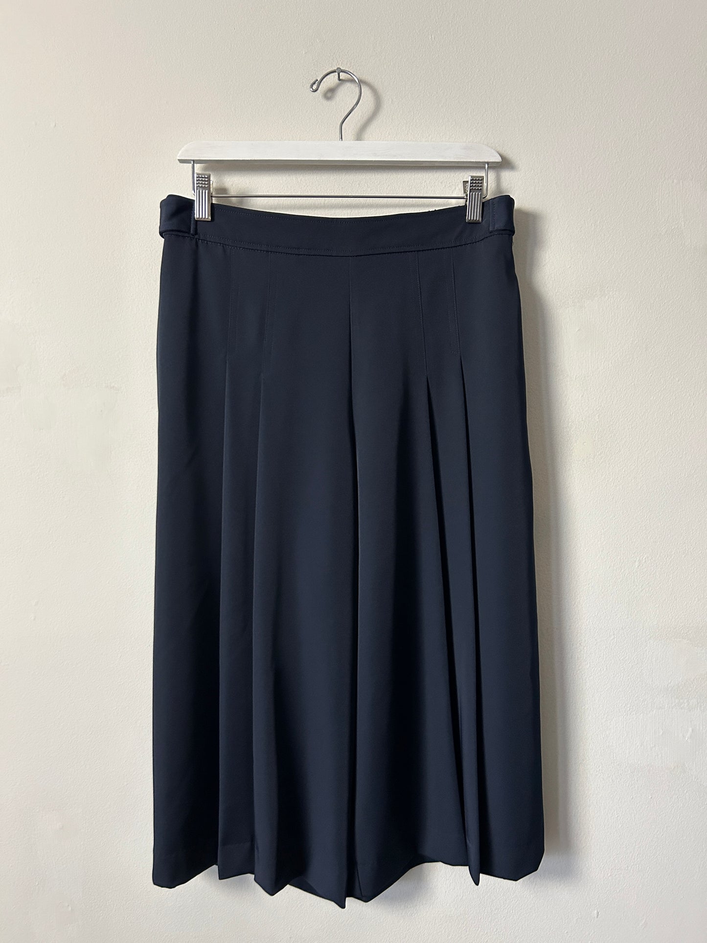 Zara Navy Mid-Length Culottes - Large