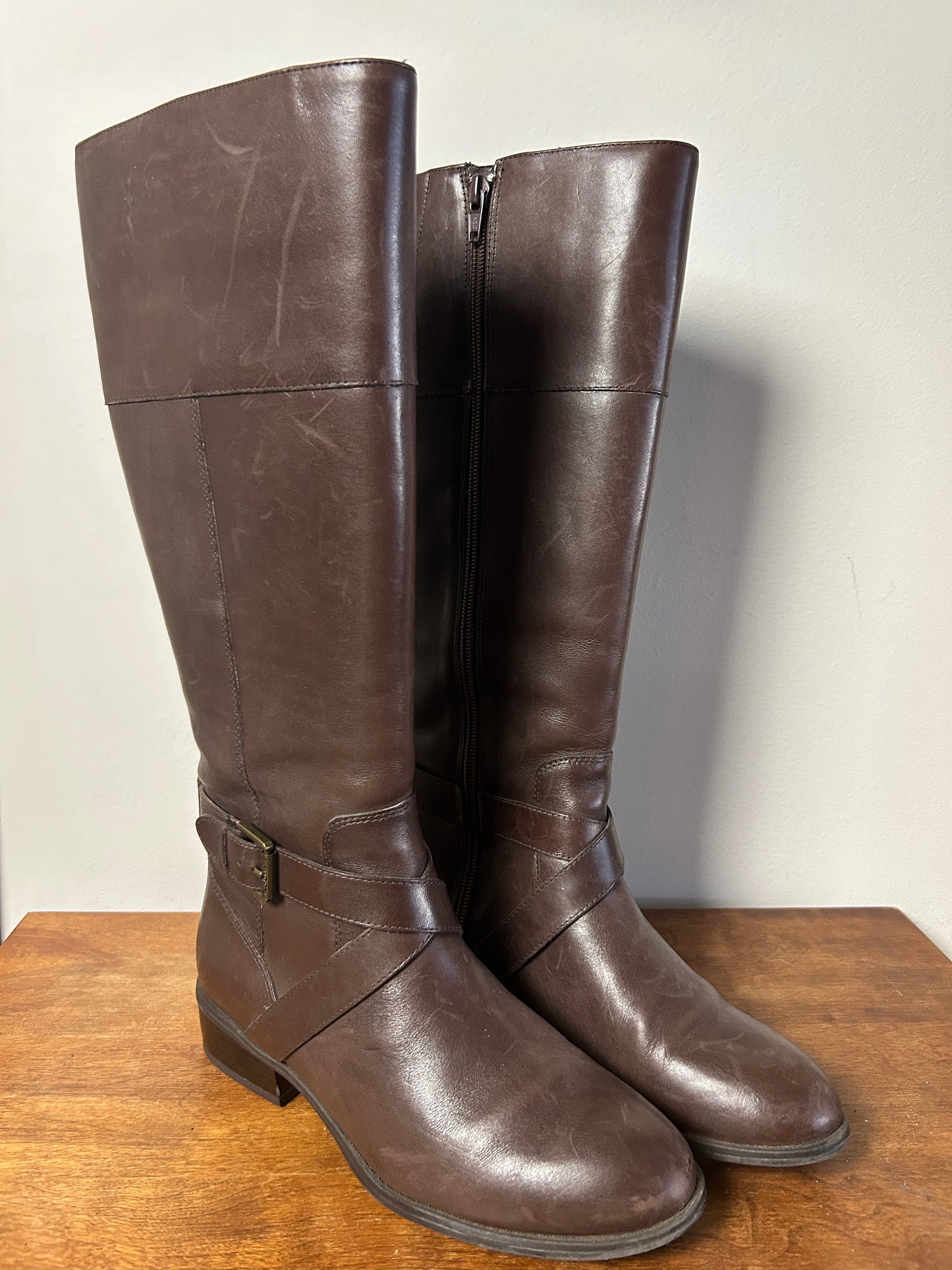 Ralph Lauren Brown Tall Riding Boots - 6